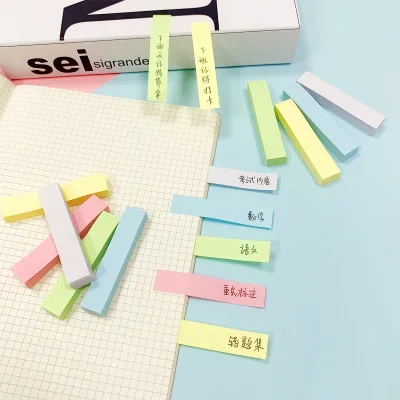 5 Colors  Memo Sticky Notes Adhesive Sticky Note Pad for Office School