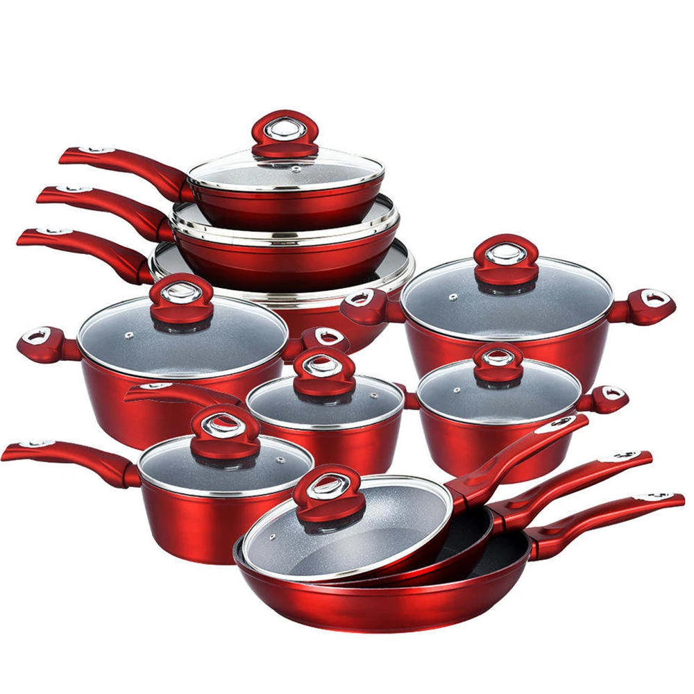 Kitchen Ware Aluminium Cookware Set Cooking Pots Home Cooking Utensils