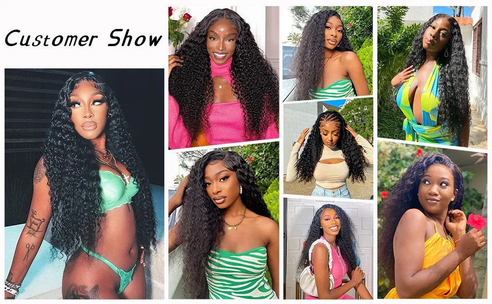 12A Deep Wave Curly Human Hair Bundles Brazilian Hair Weave Remy Human Hair Bundles 32 Inch Bundles Hair Extensions For Women_voghion.com