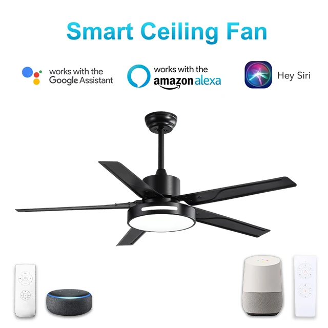 KBS Ceiling Fan Lamp Smart APP Control for Home Office