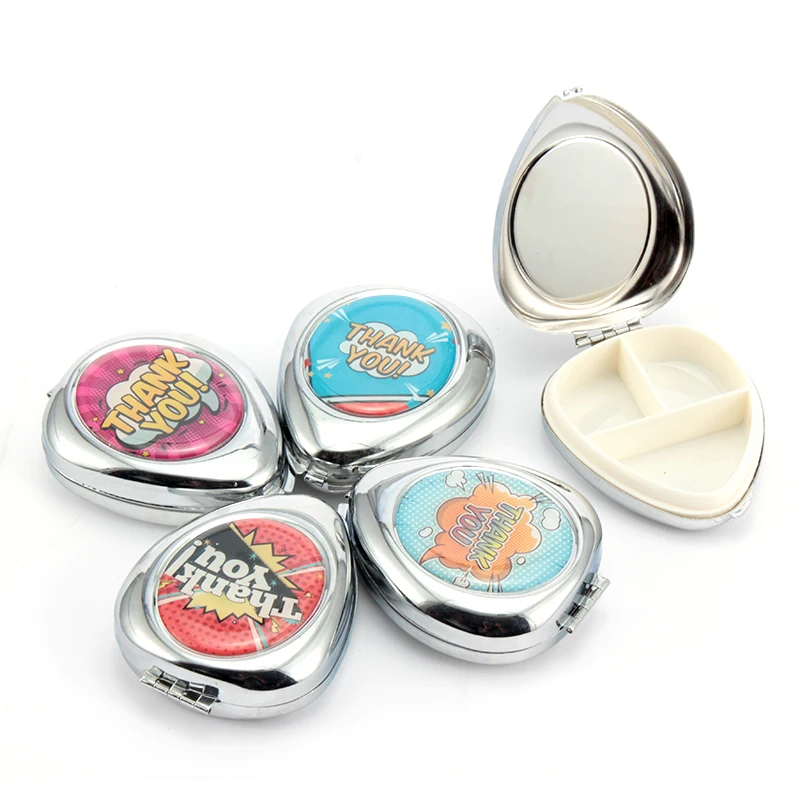 Metal Rectangle Shape Blank Pill Box For Heat Transfer Sublimation ...