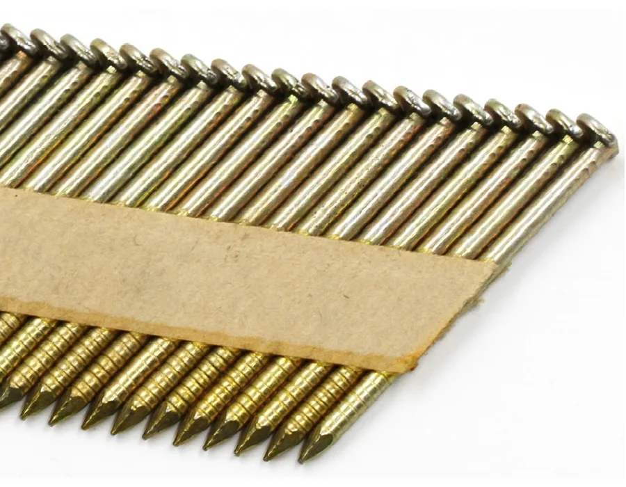 Wholesale 3 In. X .131 In. 34 Degree Paper Tape Bright D Head Clipped