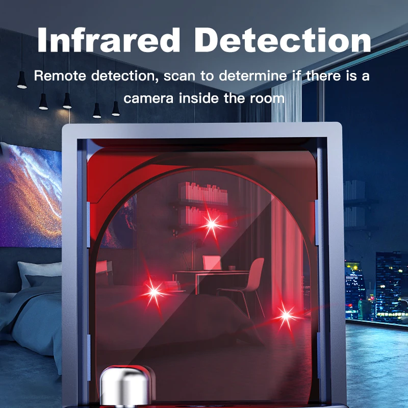 New Upgrade Smart Detector T15 Infrared Camera Detection More Compact Detect Locator Anti Positioning with Alarm Anti Theft