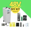 กล่อง DIY แนวตั้งสีขาว (JK BMS+LCD)