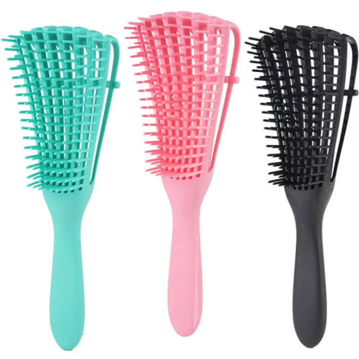 Detangling Comb Detangler Hair Brushes Eight Rows Octopus Spare For ...