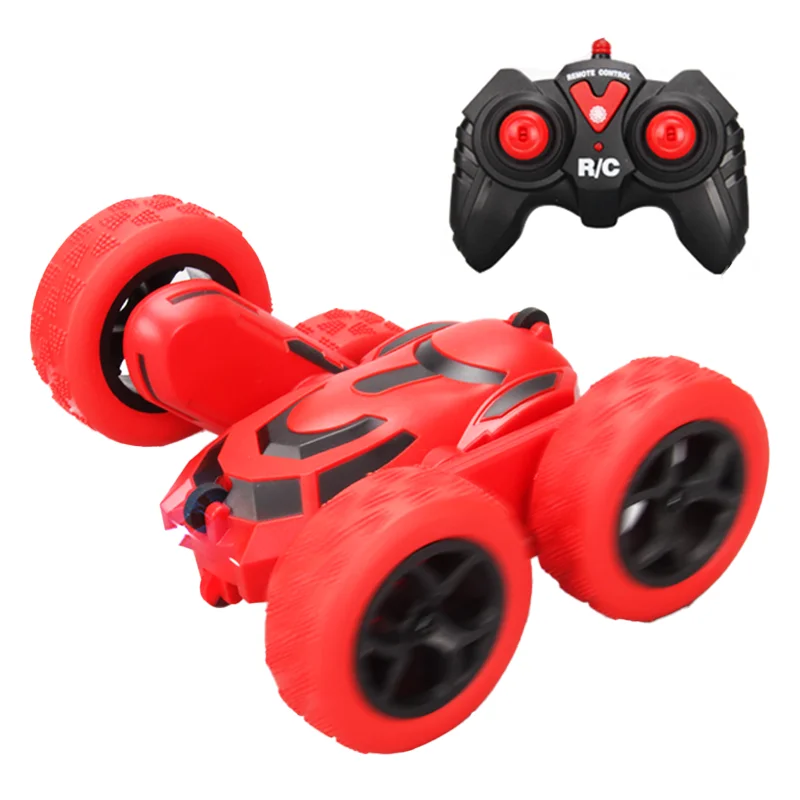 360 Degree 2.4G Rc Stunt Car Model 360 Degree Rolling Stunt Climbing Double Side Stunt Car With Cool Light Music