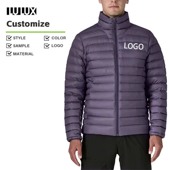 Lightweight Warm Men's Down Coat Custom Oversize Windproof Puffer Jacket, High Quality