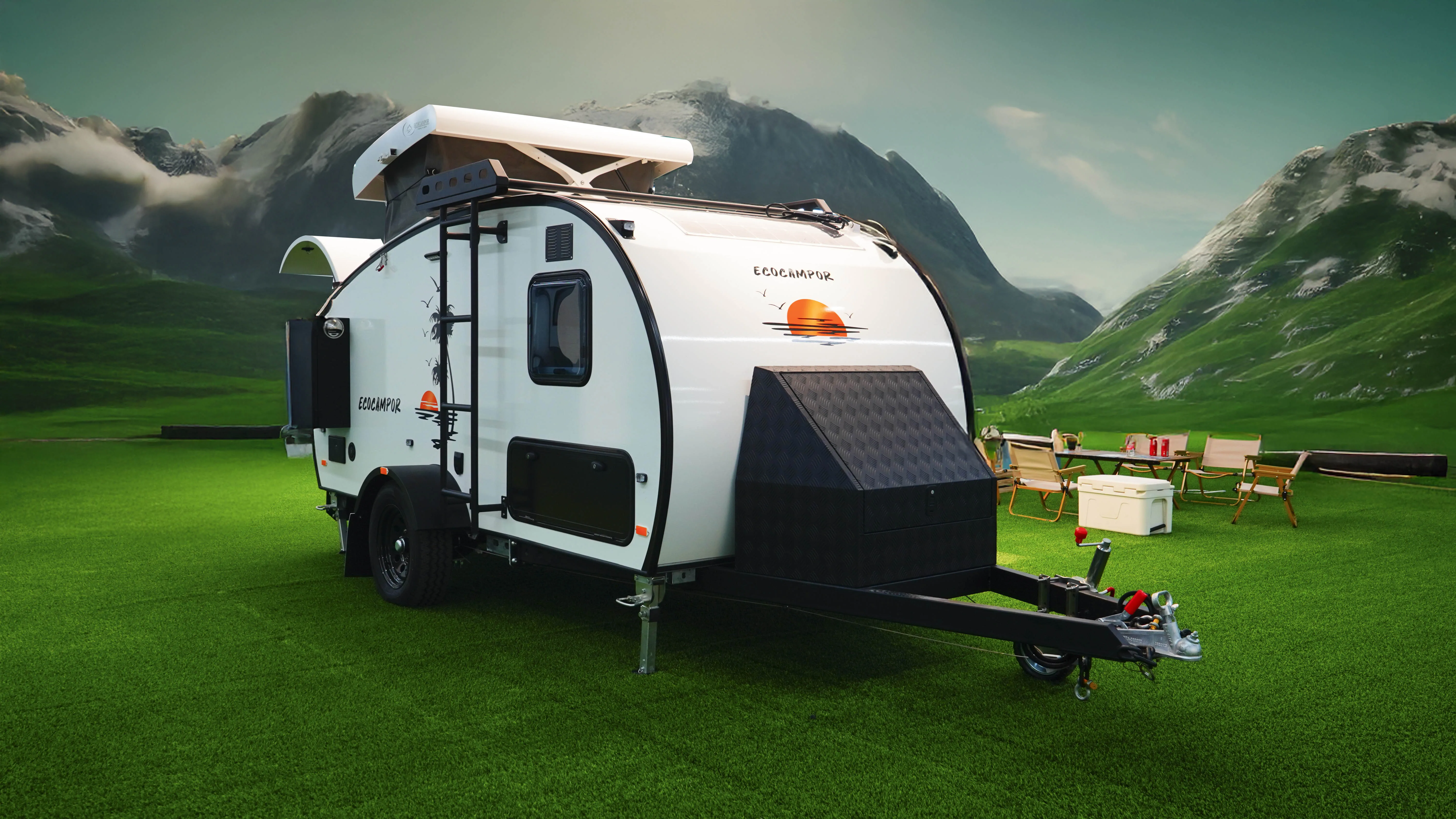 Ecocampor Custom Made off Road Teardrop Camper Trailer