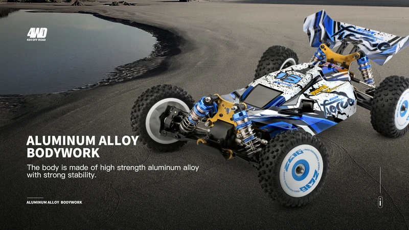 Wltoys 124017 1/12 Newest RC toy 2022 2.4G 4WD Electric Brushless High speed 75kmh Remote Control Car toy