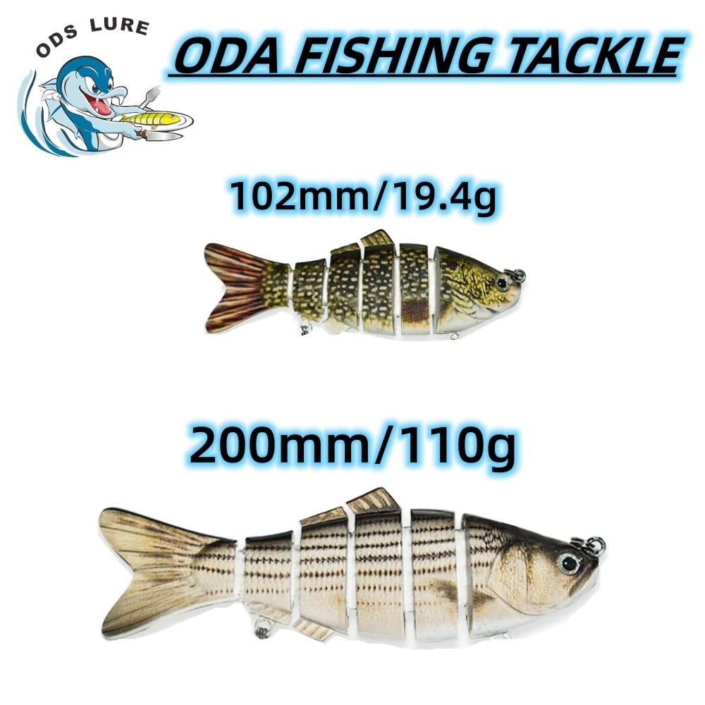 Fish Lures Factory Multi Jointed Fishing Lures Wholesale Segmented