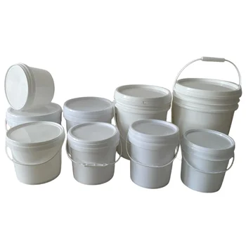 1L 2L 3L 4L 5L Round Plastic Buckets With Lids And Handles plastic pail for food storage