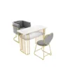 Mesa individual de 80 cm + sillón + silla corazón