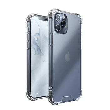 For iPhone 13 phone case cover HD clear 1mm thickness shockproof bumper hard pc back mobile transparent phone case for iPhone13