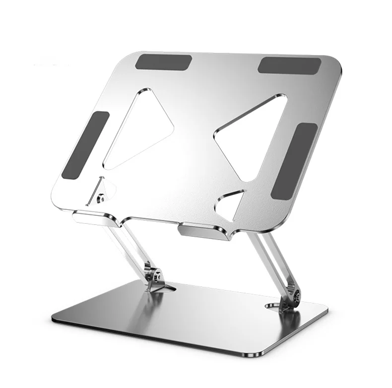 The New Listing Multiangle Adjustable Metal Laptop Riser Stand Carbon
