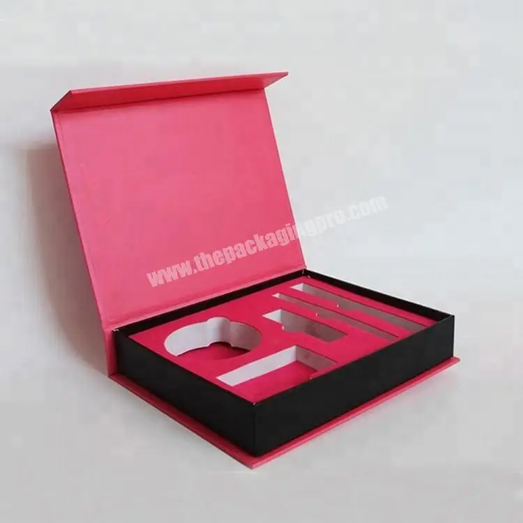 2025 High Quality Book Shape Folding Tape Packing Box Recycled Handle with Flip Magnetic Strong Embossing for Camera Packaging factory