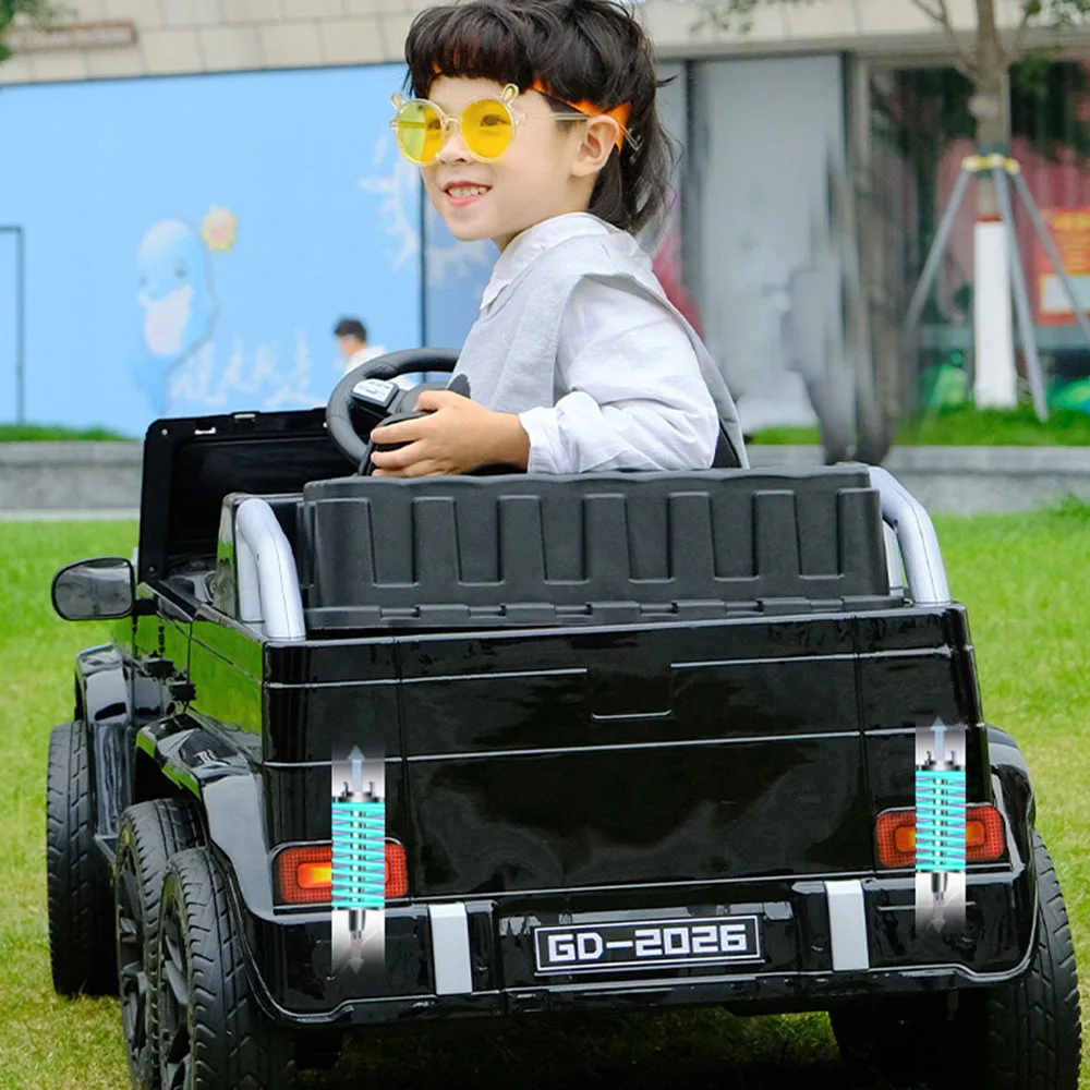Children Electric Ride-On Car Adult Compatible Multi-Tire Baby Toy Boys Girls Remote Control Double Seater Off-Road Vehicle