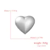 11 glossy peach heart 42*40