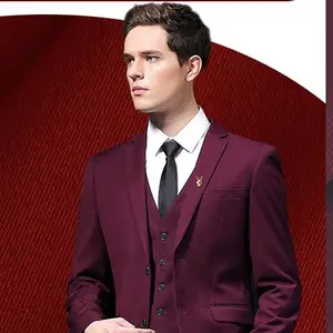 Haute Couture Two-Button Tuxedo Groom Suit Autumn/Winter Multi-Color Two-Piece Set Plus Size Single Breasted Closure