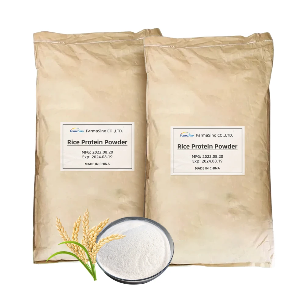 Rice Protein Pure Brown Hydrolyzed Organic Rice Protein Meal Powder on ...