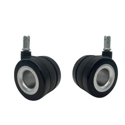 Insert Stem Hollow No Noise Corrosion Resistant Protection Wheels PU Casters 2.5 inch Wheel NO 6