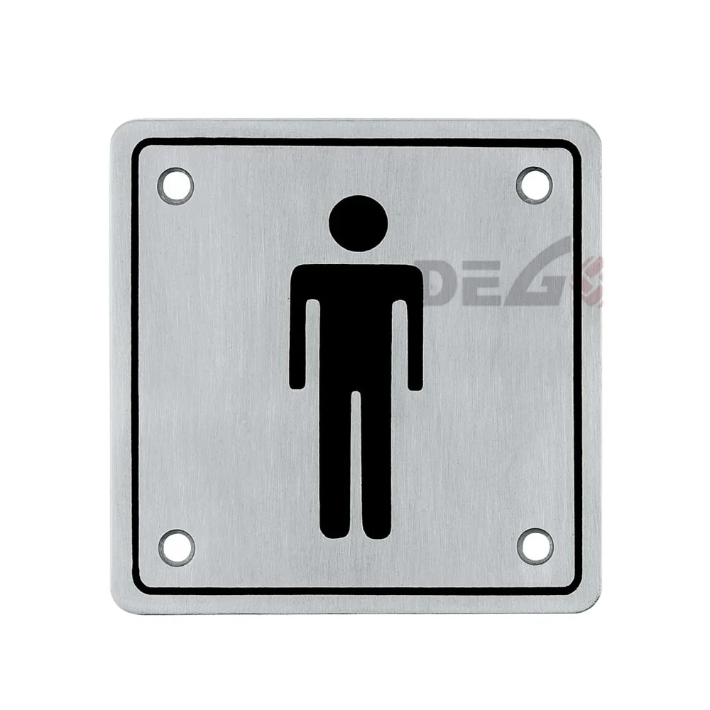 Знак из нержавеющей стали металлическая пластина индикаторная знак для