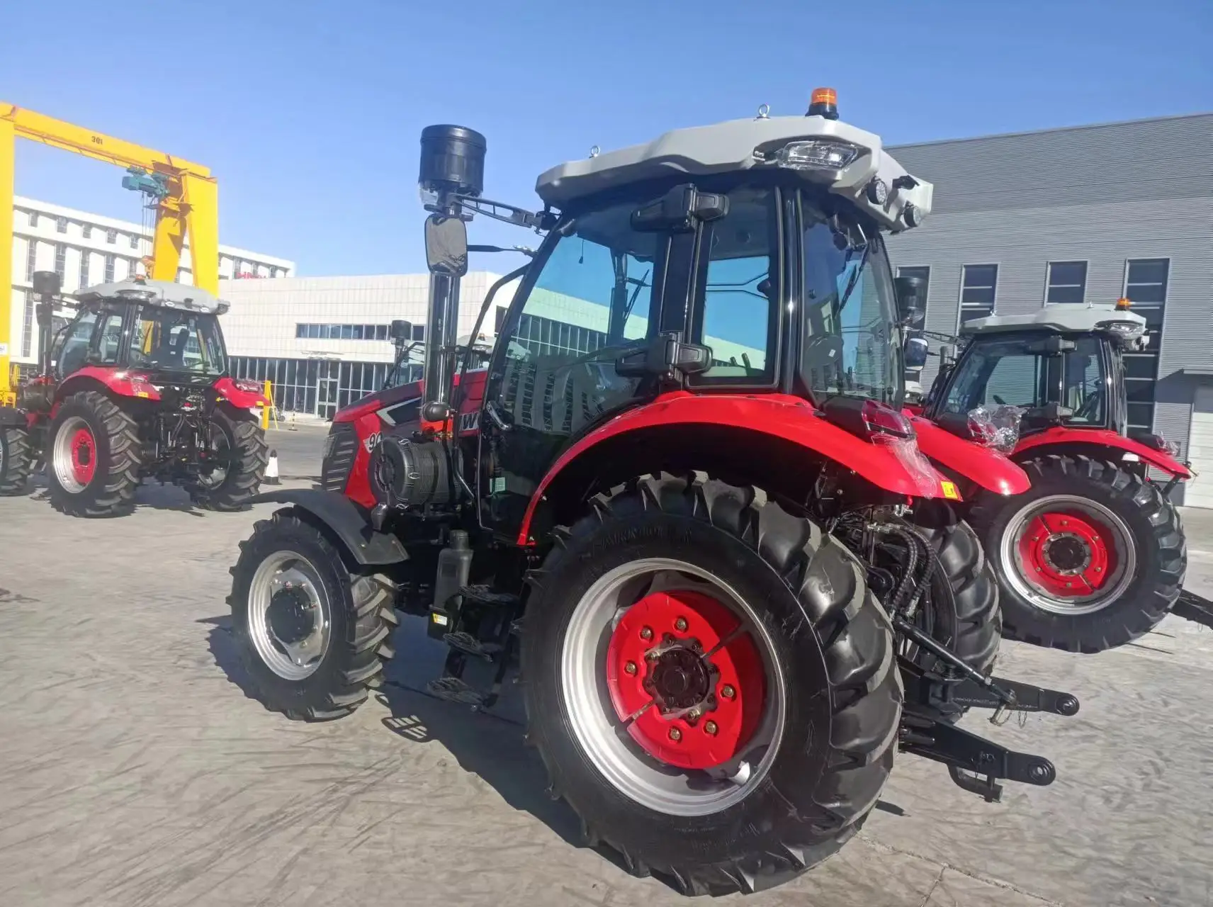 Agriculture Equipment 90hp 110hp Wheel Farm Tractor 4*4 Tractors For ...