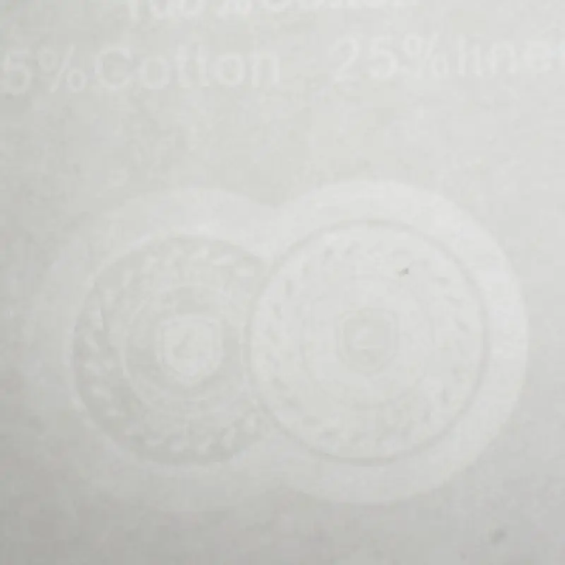 High Security Watermark Paper/invisible Ink Fluorescent Security Thread ...