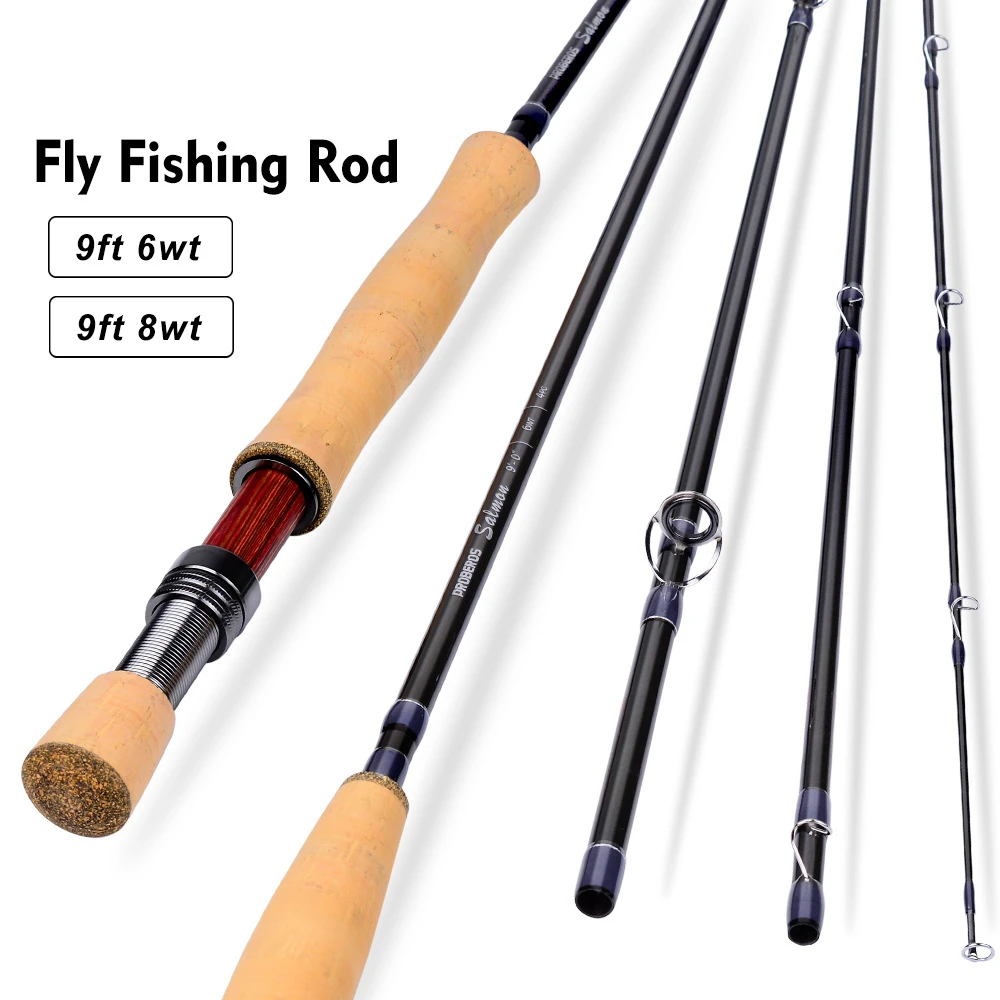 Fly Fishing Rod 4 Section 9 Inches - 6WT 8WT Fast Action