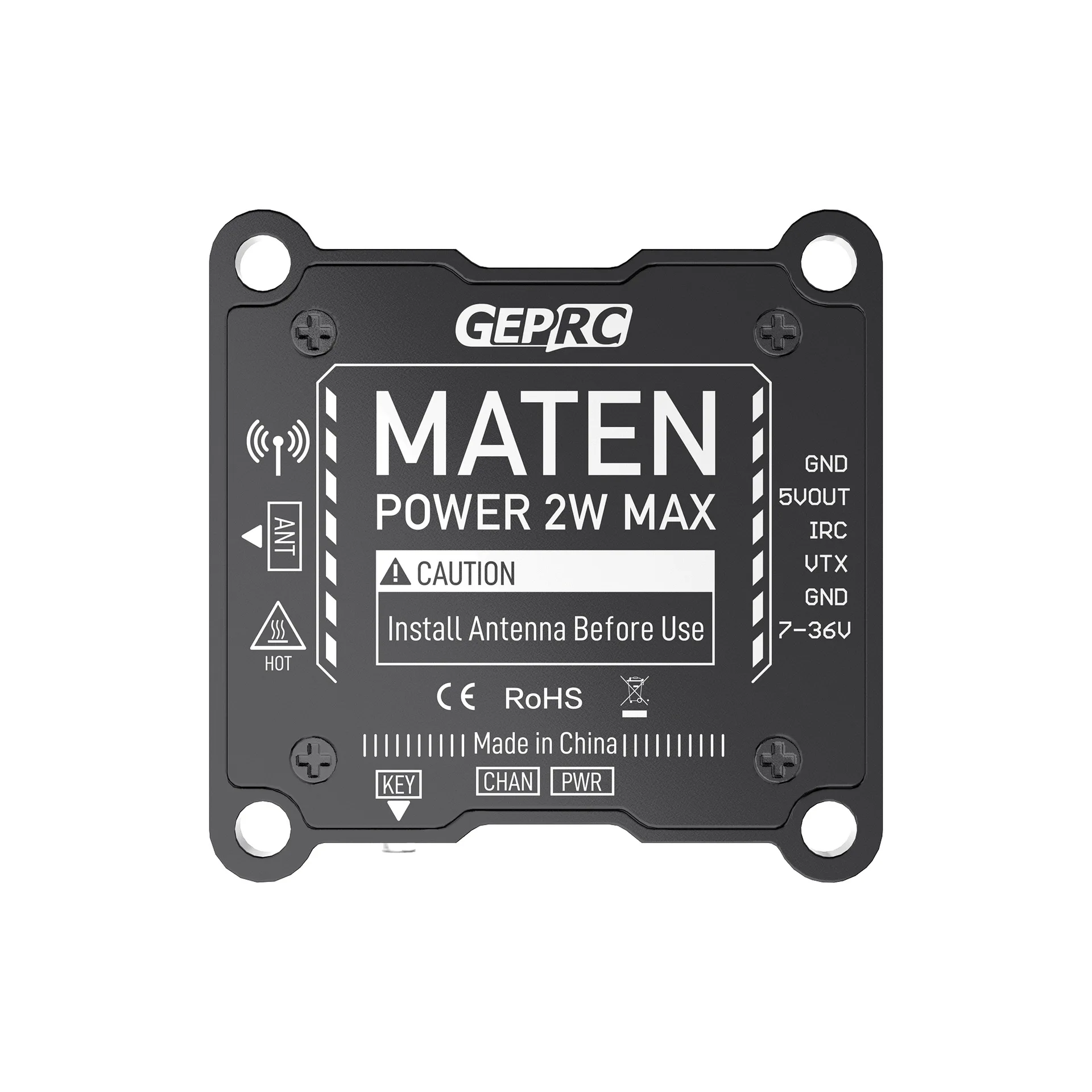 GEPRC MATEN 1.2G 2W VTX - High Performance FPV Drone Transmitter