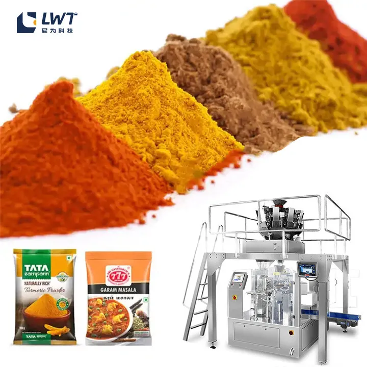 Leadworld Automatic Granule Packing Machine Filling Machine Coffee Bean Candy Seeds Grain Pouch Premade Bag Packing Machine