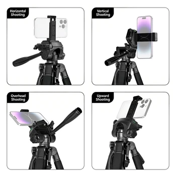 F180 Telescope Tripod Laser Cannon Night Fishing Light BracketCamera Tripod Mobile Live Streaming Bracket detail image