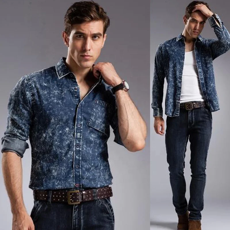 Рубашки с джинсами мужские фото мода
