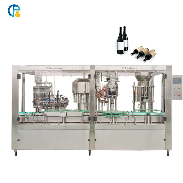 Liquor Bottle Filling Machine Wine High Speed automatic