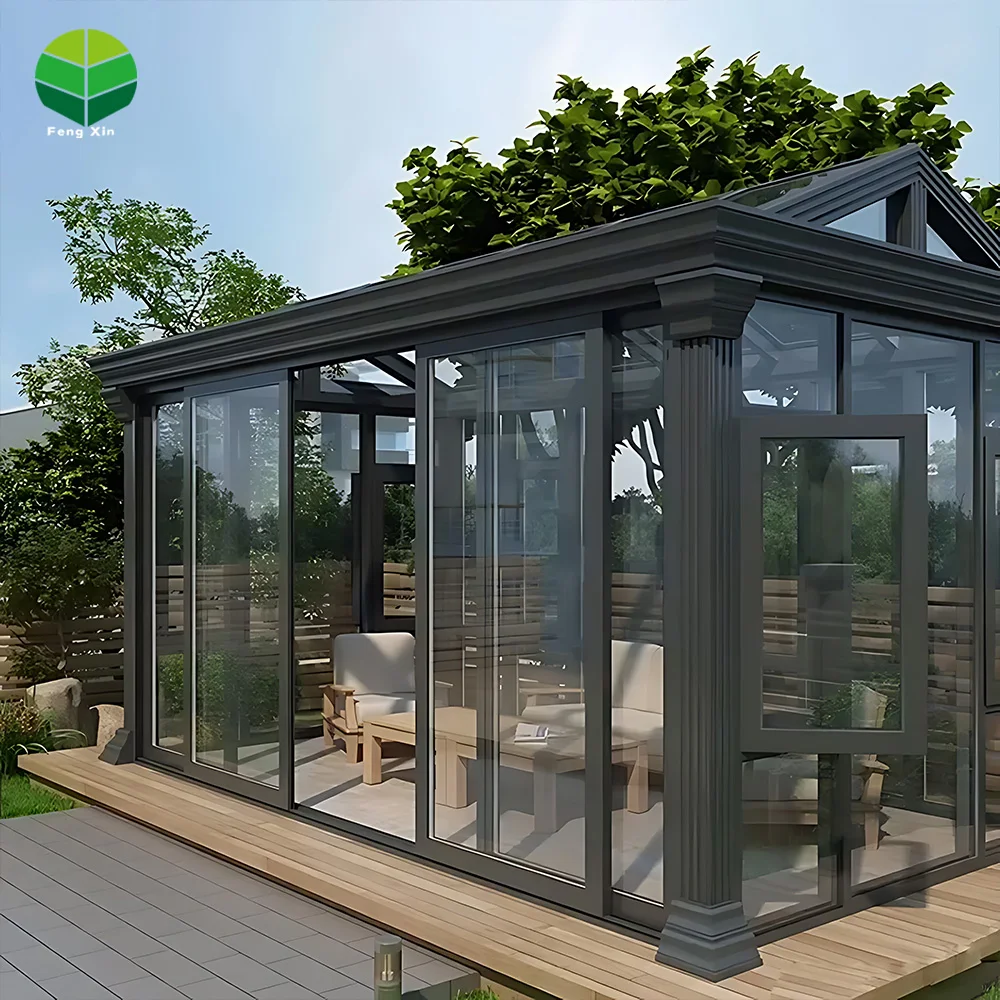 Winter Garden Aluminium Patio Covers Free Standing Sunroom Custom Outdoor Aluminum Sunroom Freestanding Sunrooms & Glass Houses