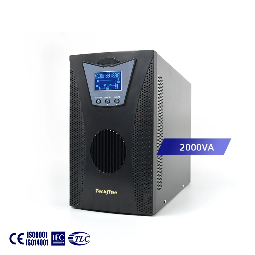 Wide Input Frequency Range 40-70Hz Online UPS 1600w 48V 2kva UPS Online