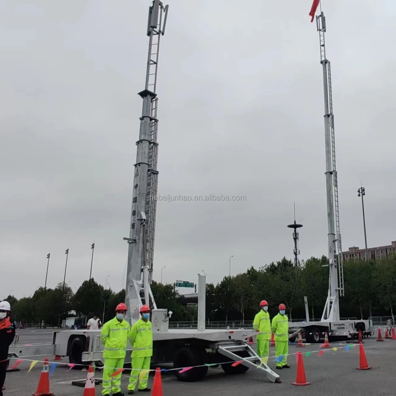 Wholesale Cheap Price Heavy Duty Trailer Communication Tower Telescopic Tower Accessory supplier