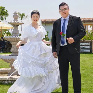 Oversized Custom Men's Dress Three-piece Set Plus-size Men's Wedding Best Man Business Casual Suit