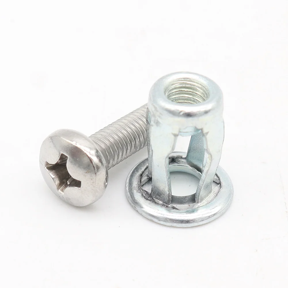 Jack Nut M6*25mm 1/4inch Unc Carbon Steel Rivet Nuts And Ss Screws