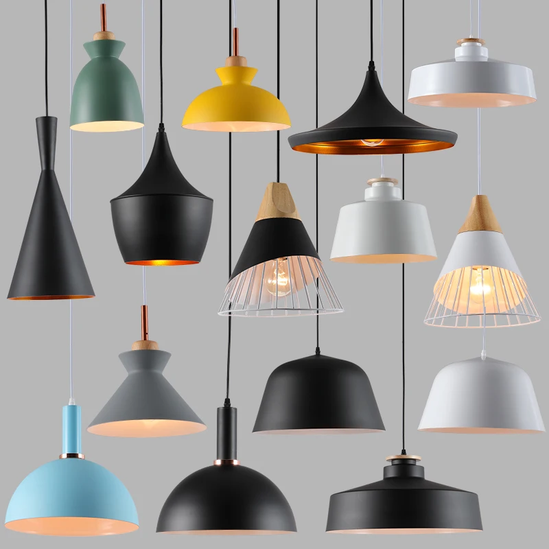 Loft Led Ceiling Quality Lighting Coffee Shop Pendant Lamp Hanging Garden Light Chandelier