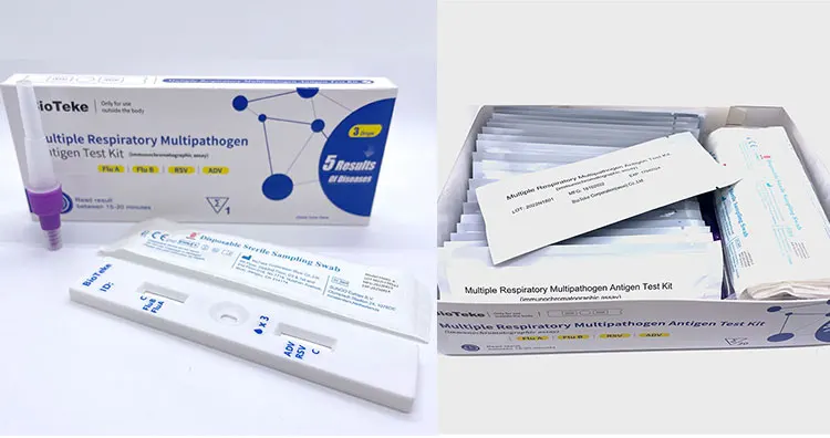 Free Sample Ce Iso13485 Respiratory Multipathogen Rsv Flu A/b 4 In 1 ...