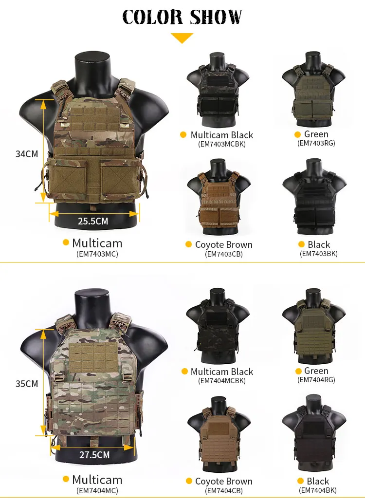Emersongear Quick Release Series Tactical Vest Equipment Camouflage ...