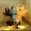 Forma rround palloncino con fiore