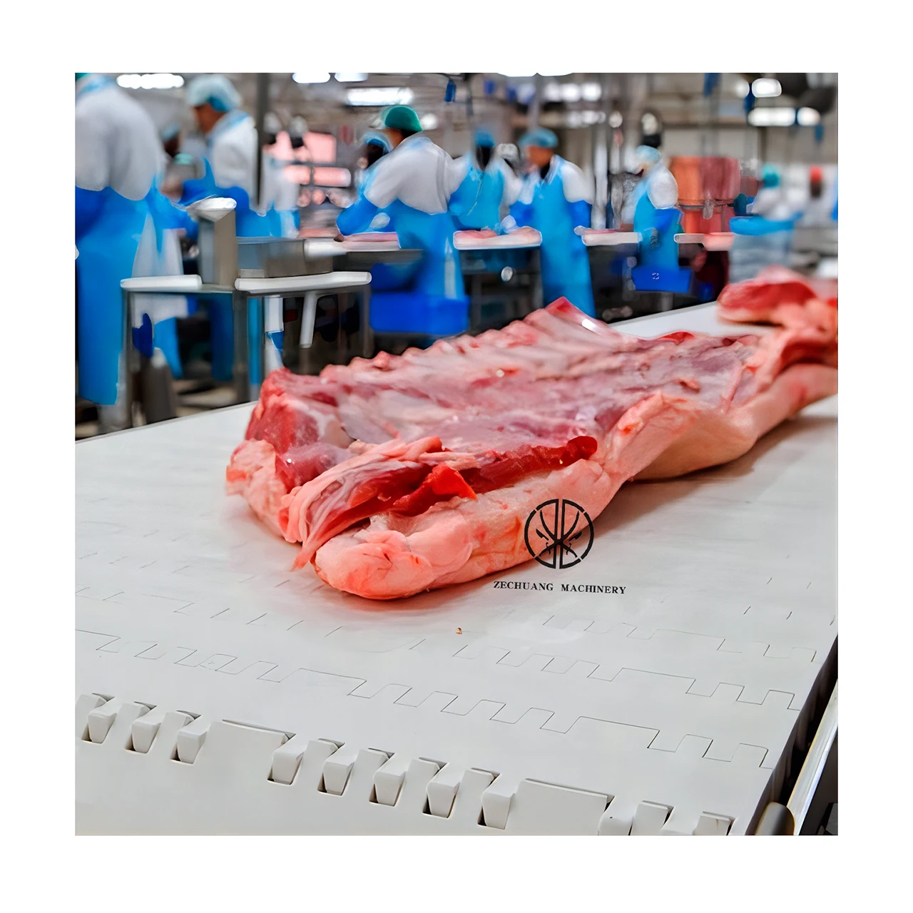 Chinese Manufacturer Two Shift Buffalo Abattoir Double Storey Conveyor Line For Beef Deep Slaughtering Processing Equipment