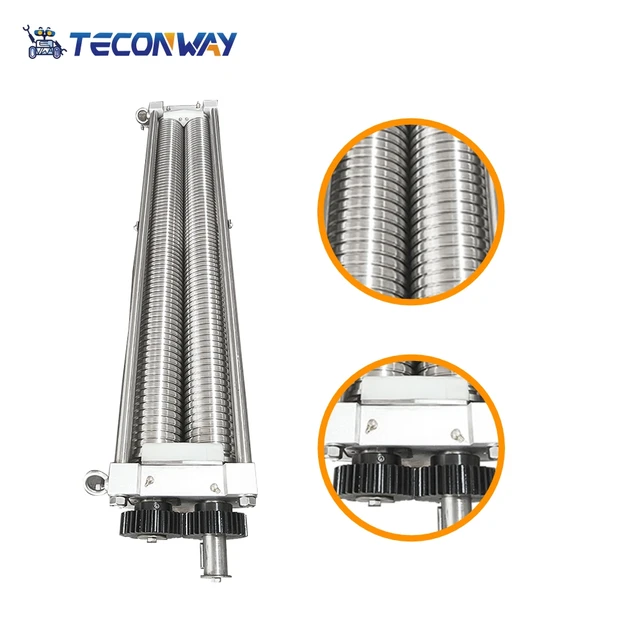Stainless Steel Smooth Grooves Sharp Soba Noodle Knife for Noodle Cutting Machine