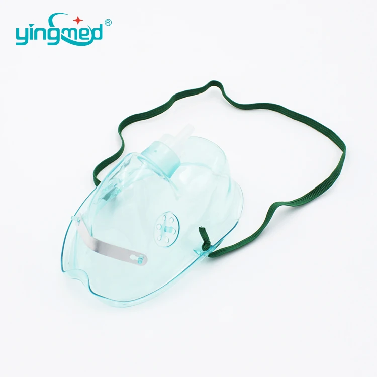 China Supplier Good Quality Simple Oxygen Masks with Connecting Tube