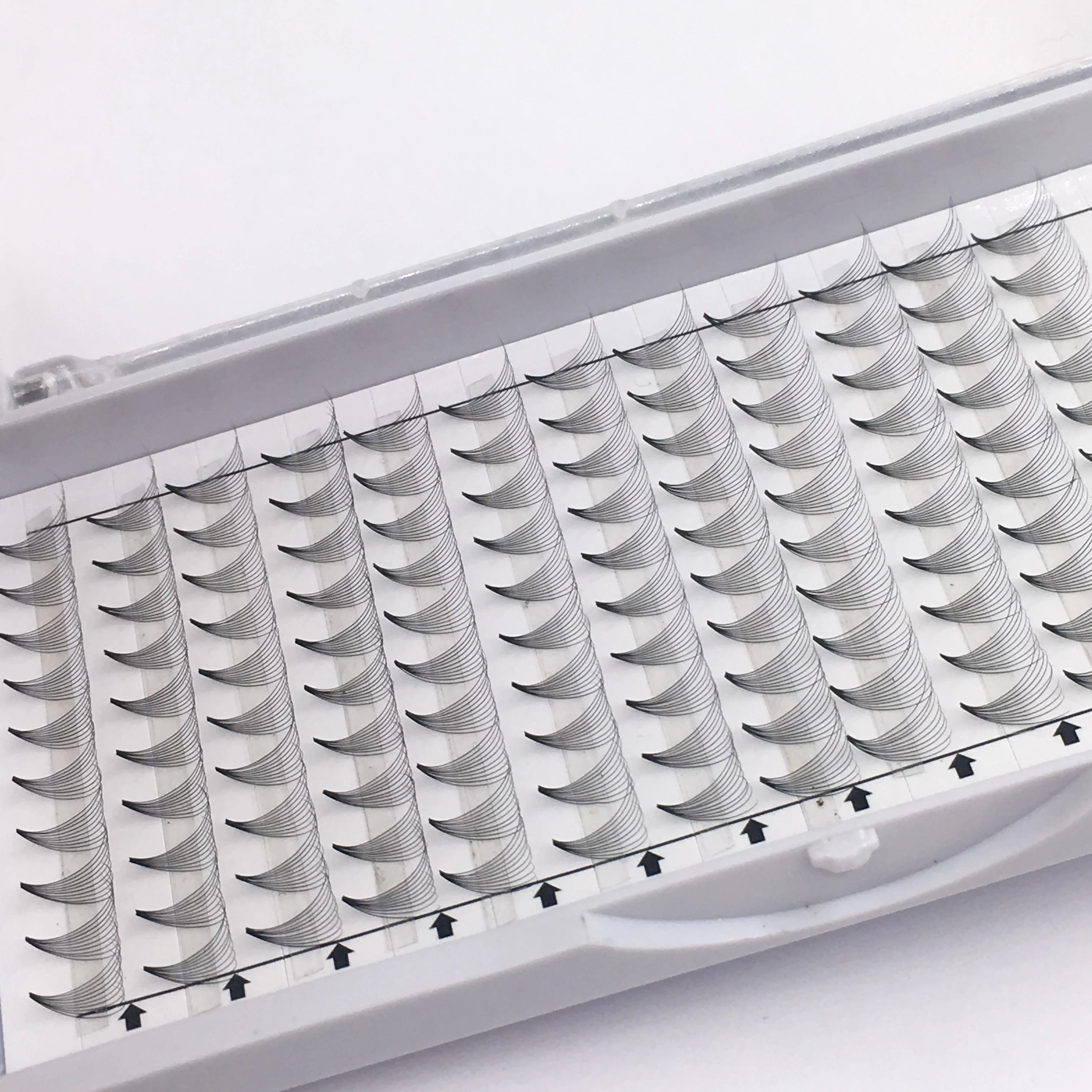 
 Lashes3d оптовый поставщик шелковые ресницы свет. 05 d завитки 10d предварительно fanned объемные ресницы  