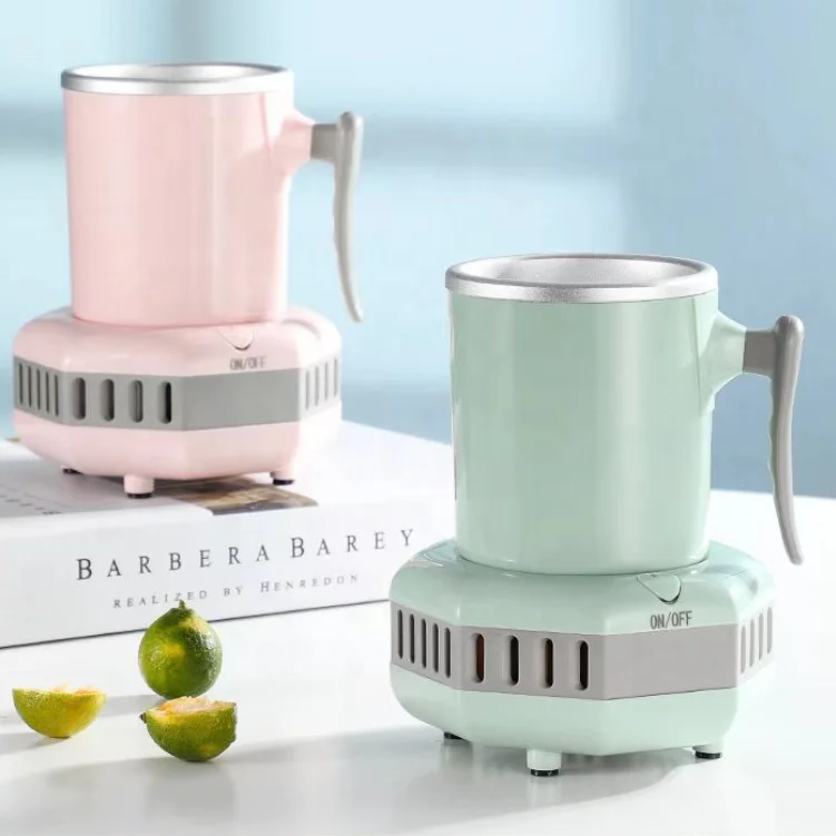 Mini Portable Instant Can Cooler Fast Cooling Cup with Handle Electric Beverage Chiller for Soda Beer Home Office Dorm Use 6