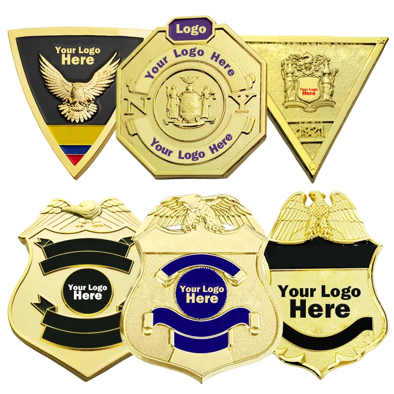 Custom Metal Private Security Guard Badge Nypd Investigation Cop Holder Dea Fire Firefighter Chaplain Custom Security Poli Badge