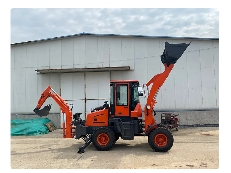 Cheapest Multipurpose New Backhoe Loader 4x4 Mini Excavator Loader