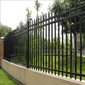 Decorative villa Fence garden art Galvanized customized privacy Metal Fence Panels Morden fabulous Gates Outdoor luxury Fence